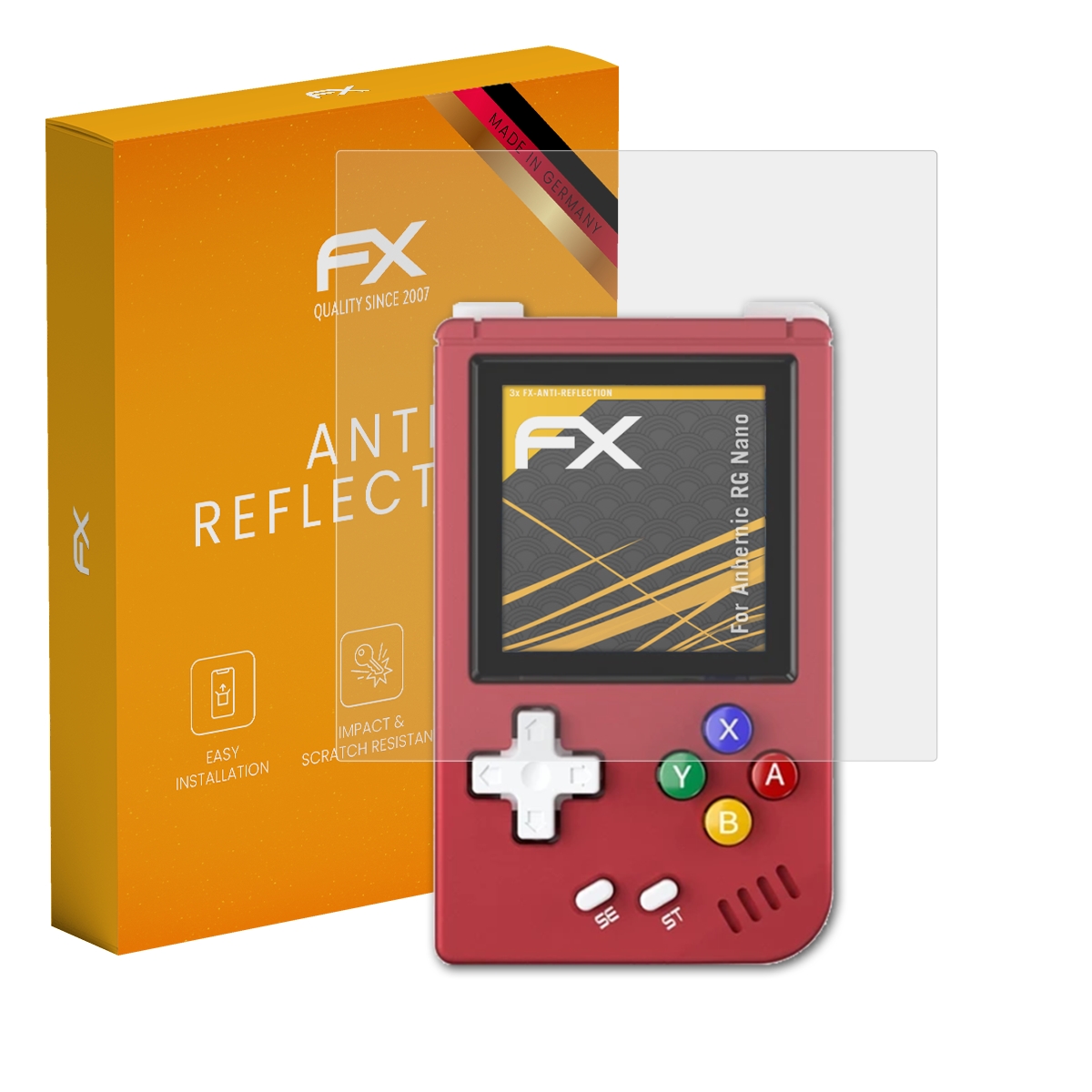 atFoliX 3x Screen Protection Film for Anbernic RG Nano matt&shockproof - Picture 1 of 8