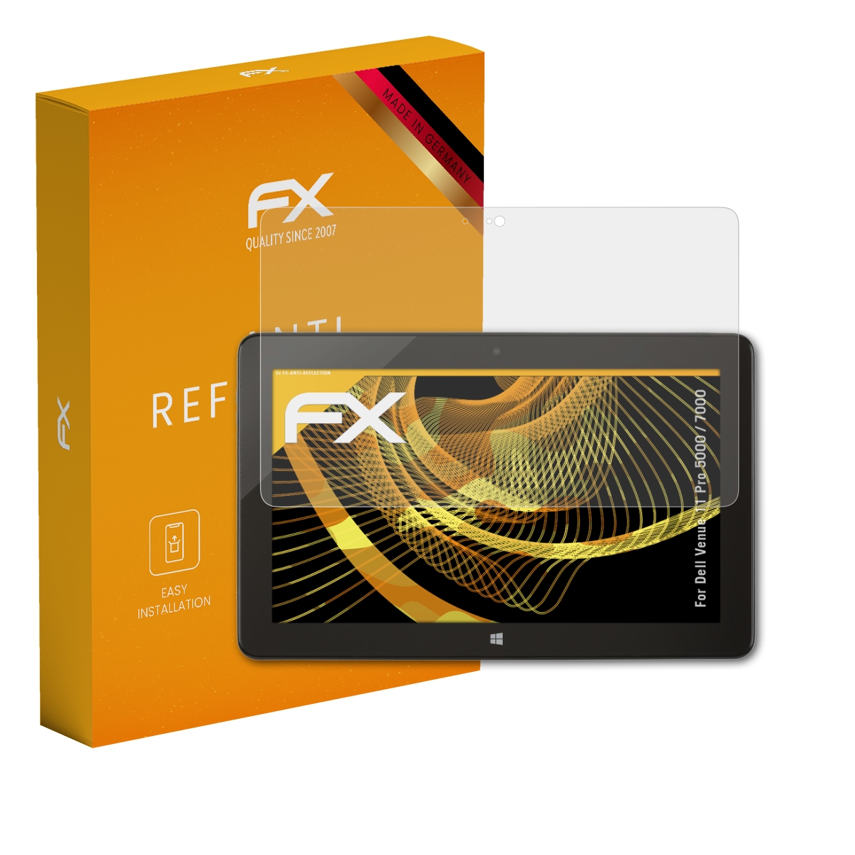 2x Screen Protection Film for Dell Venue 11 Pro 5000 / 7000 matt&shockproof - Picture 1 of 8
