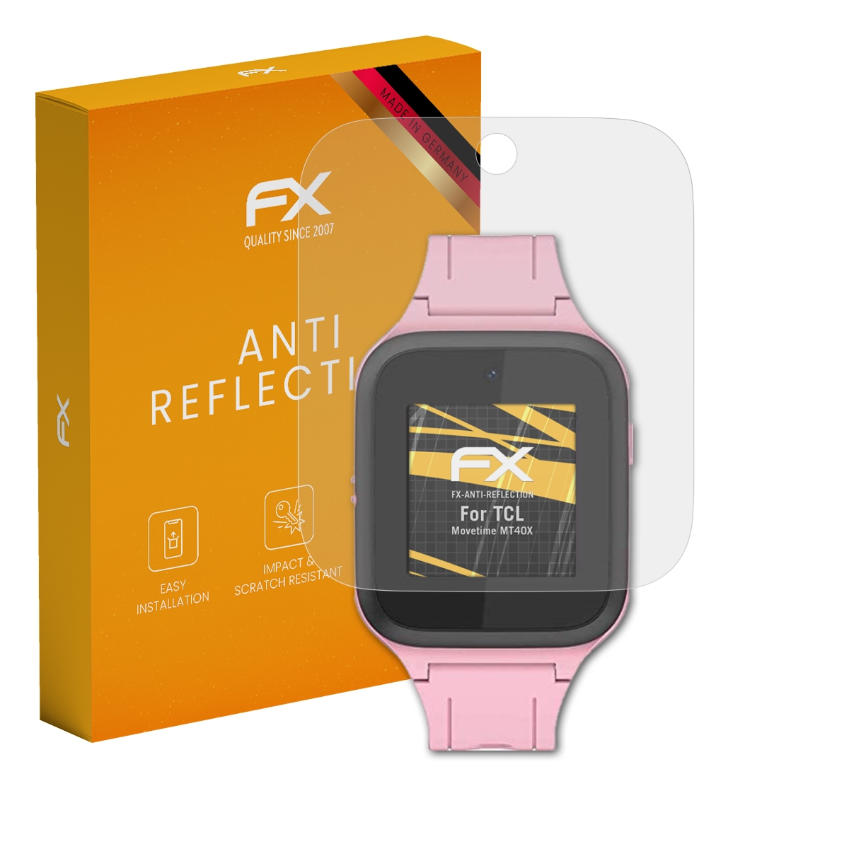 atFoliX 3x Screen Protection Film for TCL Movetime MT40X matt&shockproof - Picture 1 of 8