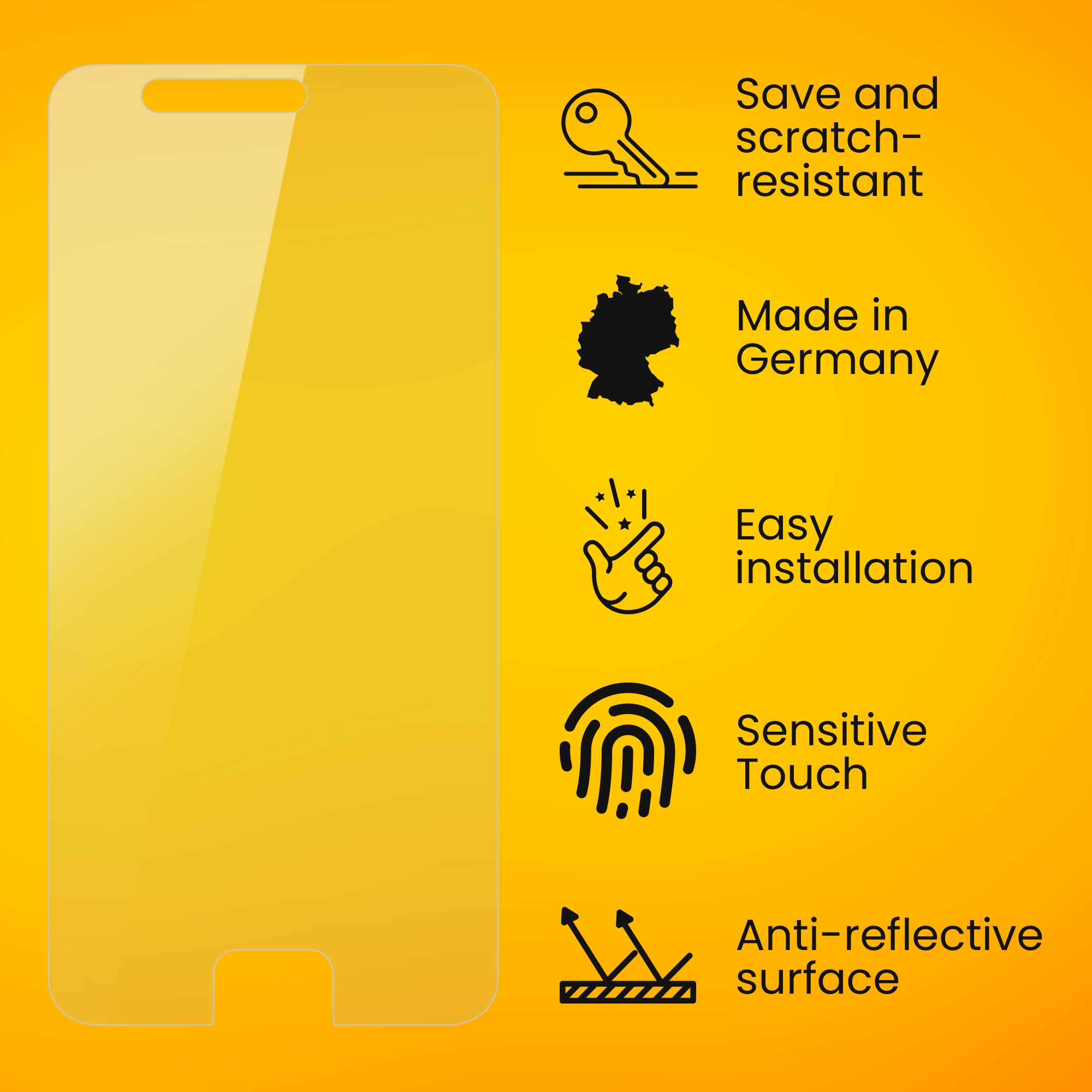 atFoliX 3x Screen Protection Film for Huawei P10 Plus matt&shockproof - Picture 3 of 8