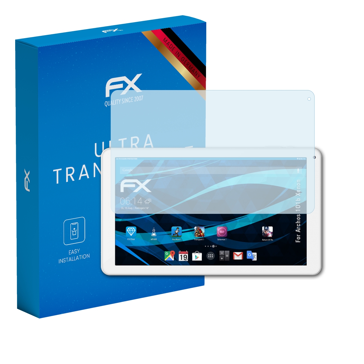 atFoliX 2x Screen Protection Film for Archos 101b Xenon Screen Protector clear