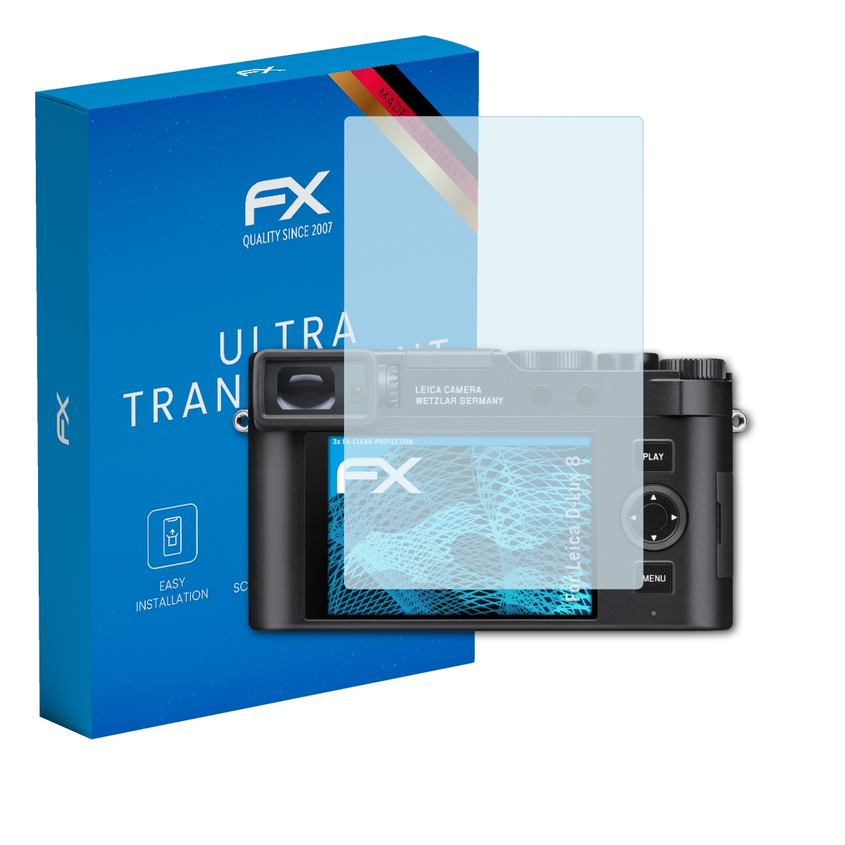 Pack De 3 Films De Protection D'Écran AtFoliX FX-Clear Pour Nubia Z60 Ultra - Anti-Rayures, Lavable, Réutilisable