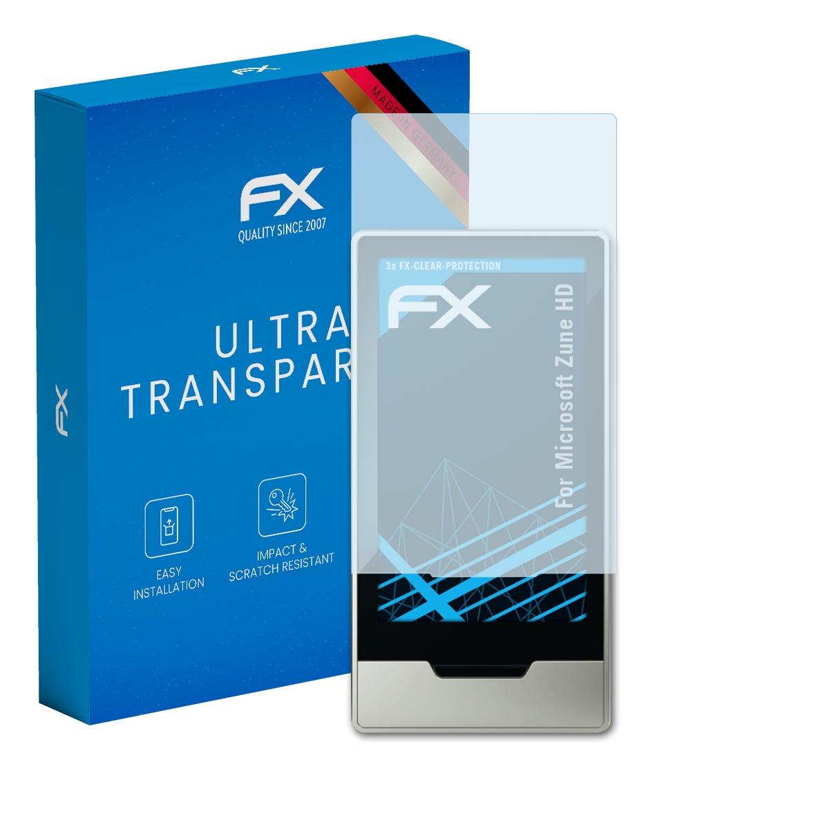 atFoliX Screen Protector Compatible with Microsoft Zune HD