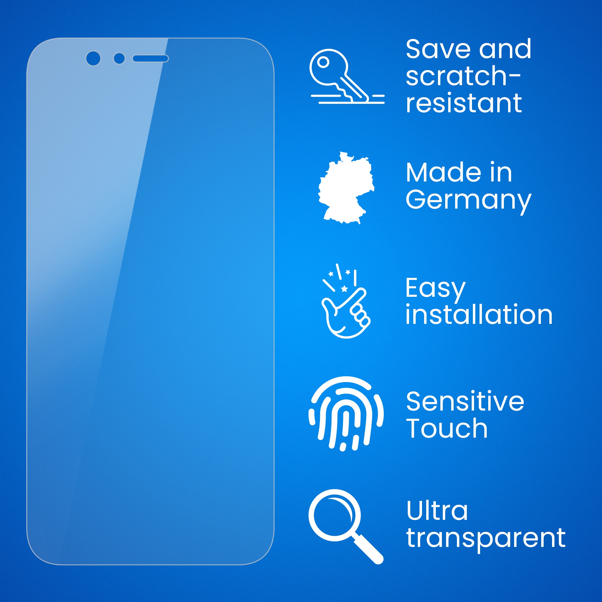 atFoliX 3x Screen Protection Film for Huawei Nova 2 Plus Screen Protector clear - Picture 3 of 8