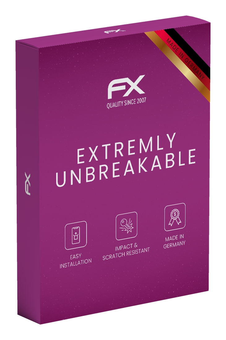 atFoliX Glass Protective Film for Extech HD755 Glass Protector 9H Hybrid-Glass